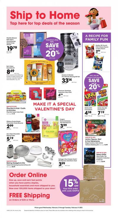Fred Meyer (DC, DE, NJ, NY, PA, VA) Weekly Ad Flyer February 3 to February 9