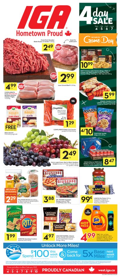 IGA (West) Flyer February 4 to 10