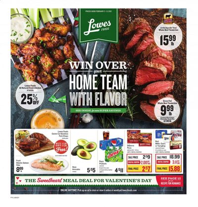 Lowes Foods Weekly Ad Flyer February 3 to February 9