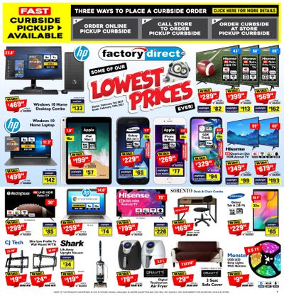 Factory Direct Flyer February 3 to 10