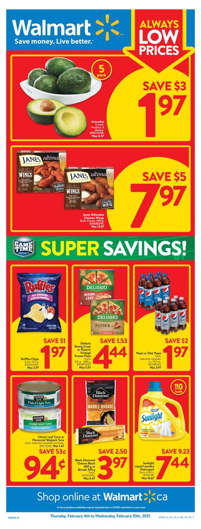 Walmart (Atlantic) Flyer February 4 to 10