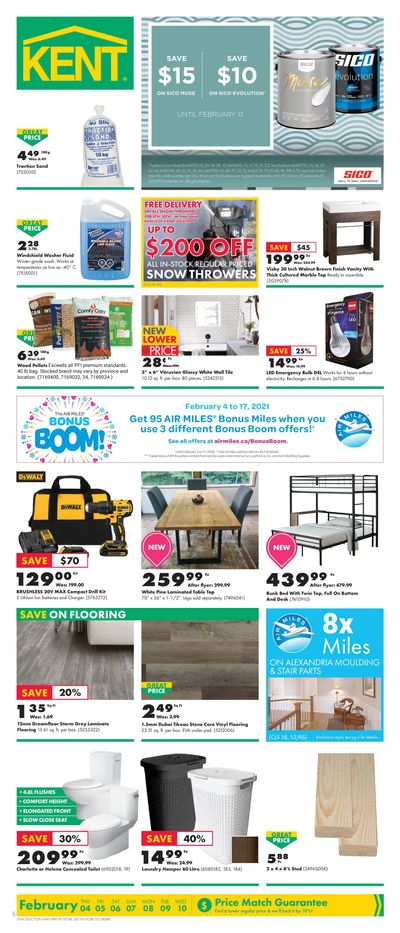 Kent Building Supplies Flyer February 4 to 10