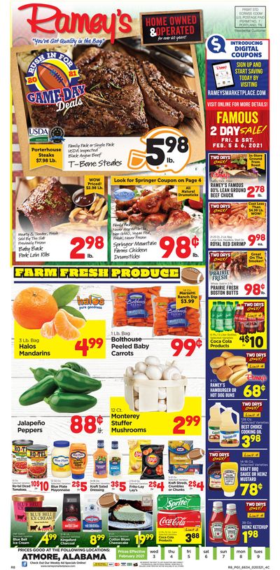 Ramey's Weekly Ad Flyer February 3 to February 9, 2021
