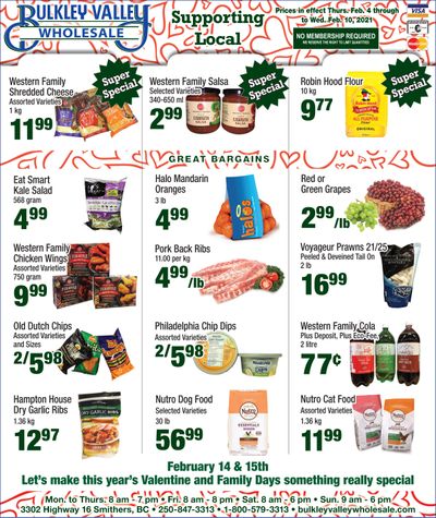 Bulkley Valley Wholesale Flyer February 4 to 10