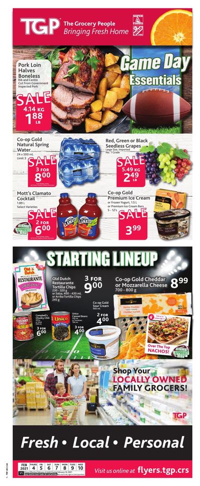 TGP The Grocery People Flyer February 4 to 10