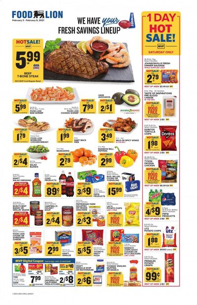 Food Lion (NC) Weekly Ad Flyer February 3 to February 9
