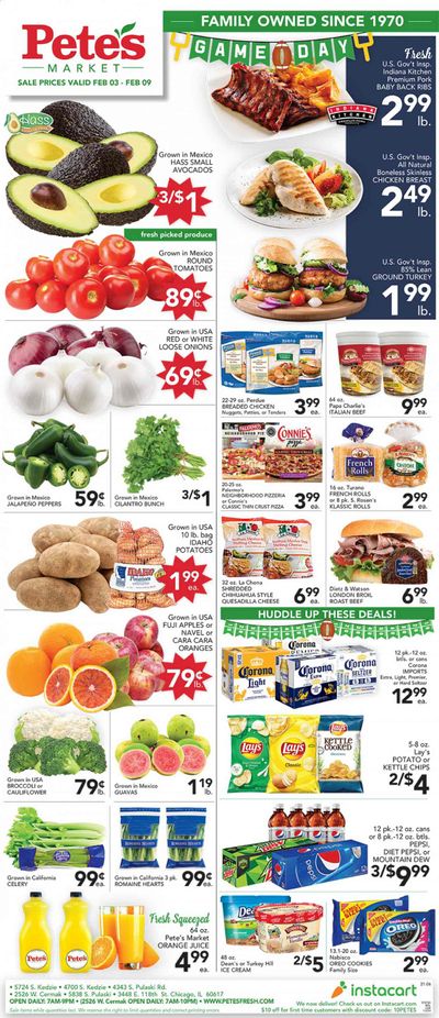Pete's Fresh Market (IL) Weekly Ad Flyer February 3 to February 9