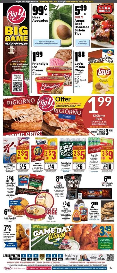 Big Y (MA) Weekly Ad Flyer February 4 to February 10