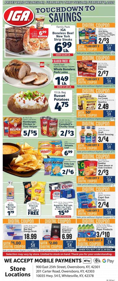 IGA Weekly Ad Flyer February 3 to February 9