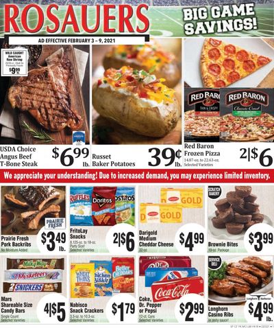 Rosauers Weekly Ad Flyer February 3 to February 9