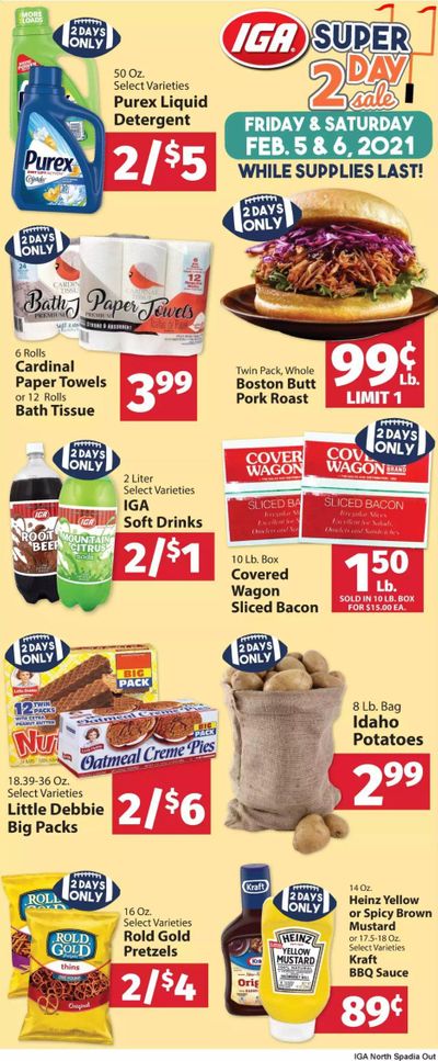 IGA Weekly Ad Flyer February 5 to February 6