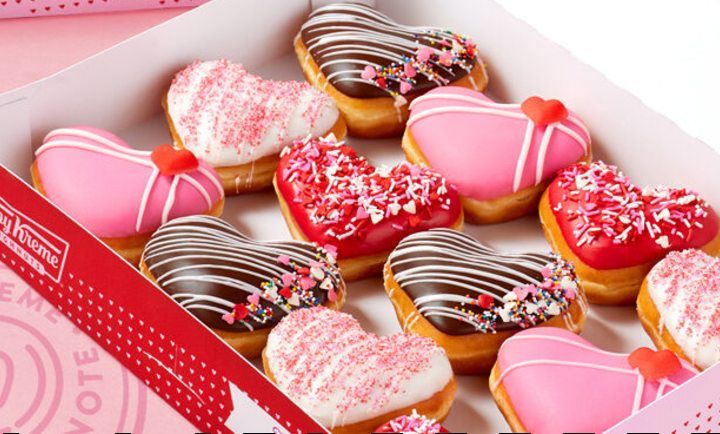 Heart-Filled Doughnut Collection at Krispy Kreme