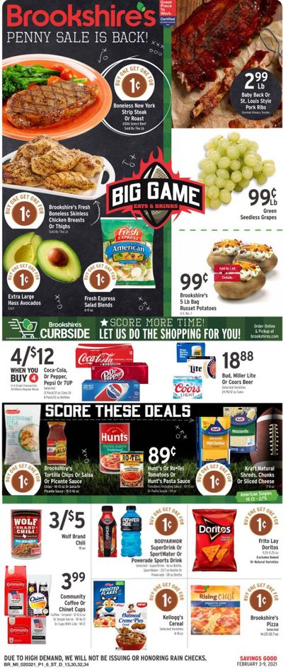Brookshires Weekly Ad Flyer February 3 to February 9