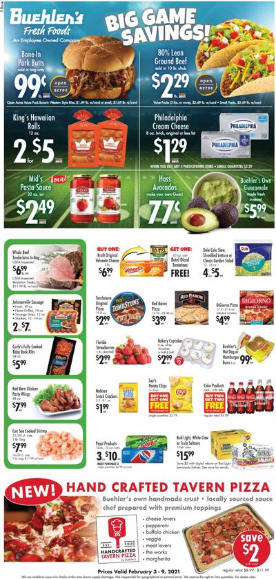 Buehler's Weekly Ad Flyer February 3 to February 9