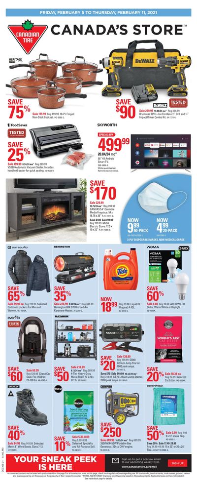 Canadian Tire (Atlantic) Flyer February 5 to 11