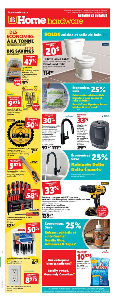 Home Hardware (QC) Flyer February 4 to 10