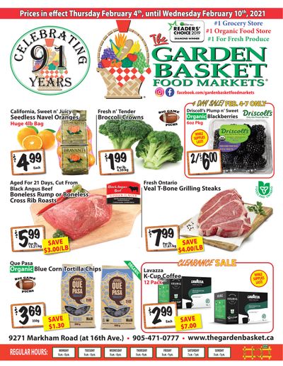 The Garden Basket Flyer February 4 to 10