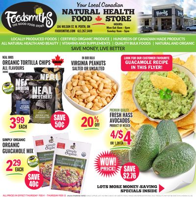 Foodsmiths Flyer February 4 to 11