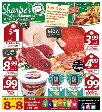 Sharpe's Food Market Flyer February 4 to 10