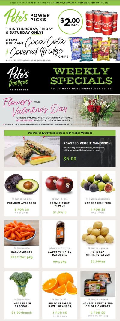 Pete's Fine Foods Flyer February 4 to 10