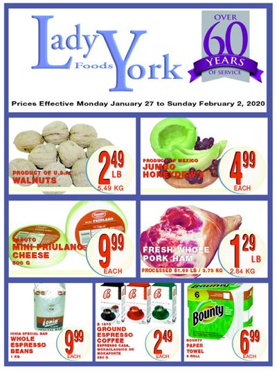 Lady York Foods Flyer January 27 to February 2