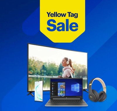 Best Buy Canada Yellow Tag Sale on TVs, Laptops, Headphones & More