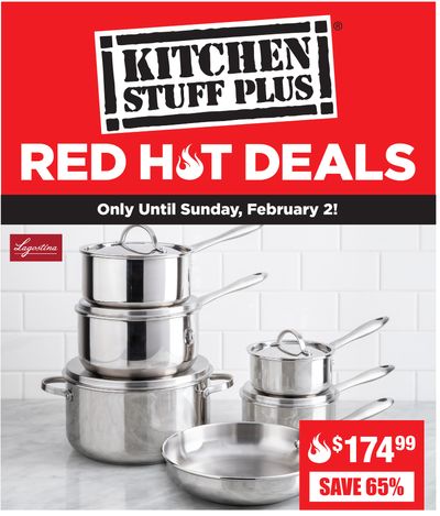 Kitchen Stuff Plus Canada Red Hot Sale: Save 65% on 11 Pc. Lagostina Venezia Cookware Set + More Deals