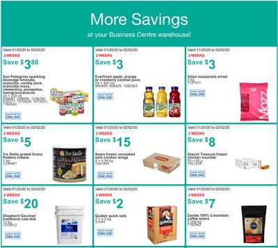Costco Canada Business Centre Instant Savings Coupons / Flyer, January 20 – February 2