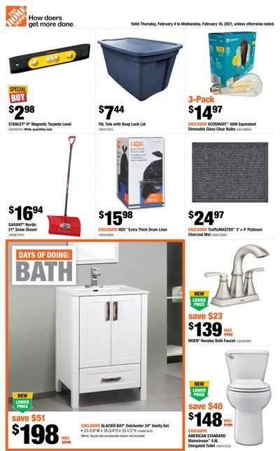 Home Depot (Atlantic) Flyer February 4 to 10