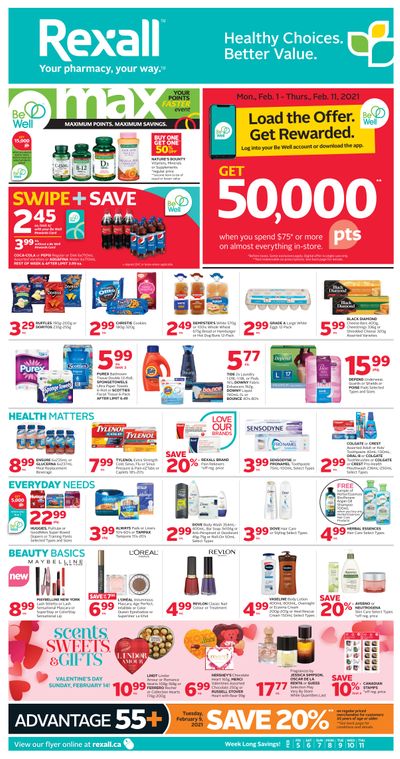 Rexall (West) Flyer February 5 to 11