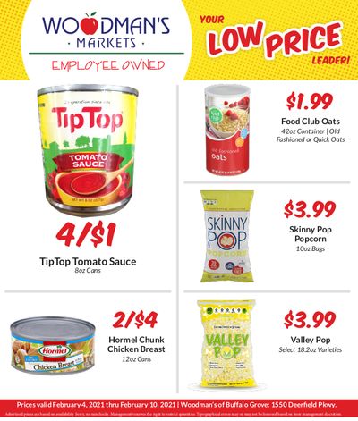 Woodman's Market (IL) Weekly Ad Flyer February 4 to February 10, 2021