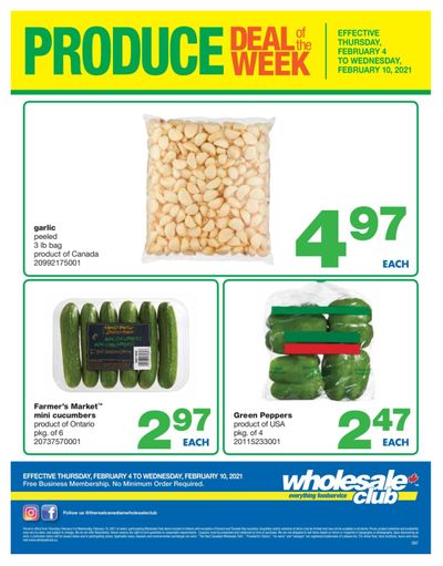 Wholesale Club (ON) Produce Deal of the Week Flyer February 4 to 10