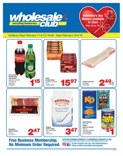 Wholesale Club (West) Flyer February 4 to 24
