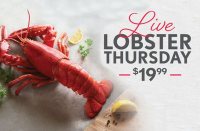 Select Red Lobster Locations are Celebrating Live Lobster Thursday for $19.99 on February 4 