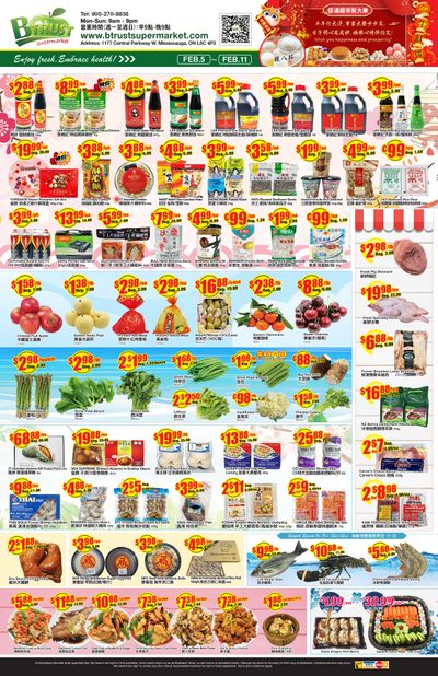 Btrust Supermarket (Mississauga) Flyer February 5 to 11