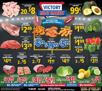 Victory Meat Market Flyer January 28 to February 1