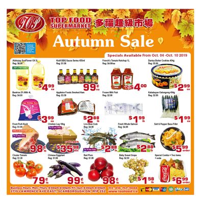Top Food Supermarket Flyer October 4 to 10