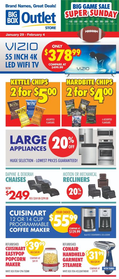Big Box Outlet Store Flyer January 29 to February 4