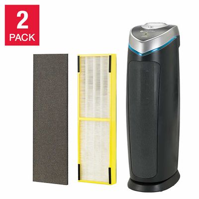 GermGuardian 3-in-1 UV-C Tower Air Purifier 2-pack with 2 Filters on Sale for $214.99 (Save $55.00) at Costco Canada