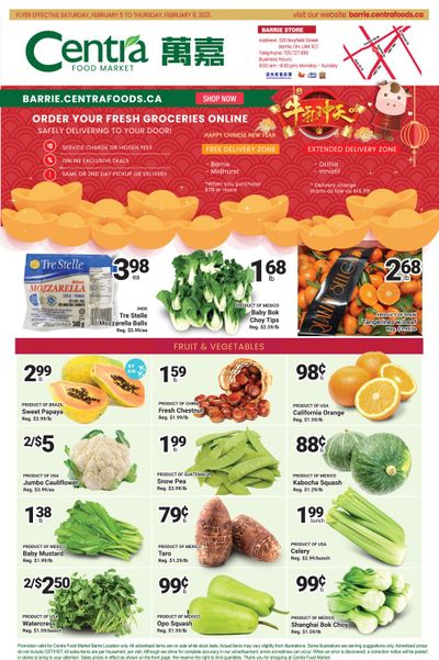 Centra Foods (Barrie) Flyer February 5 to 11