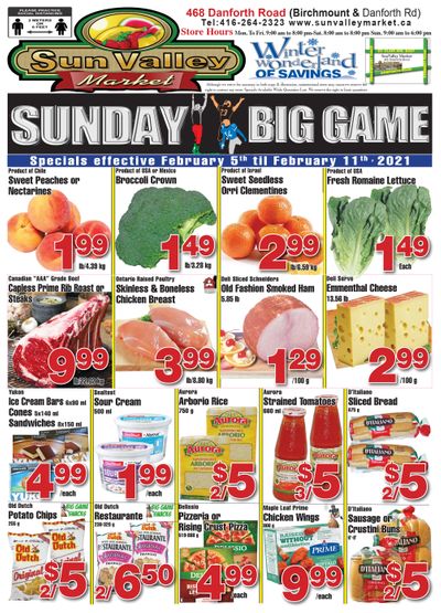 Sun Valley Market Flyer February 5 to 11