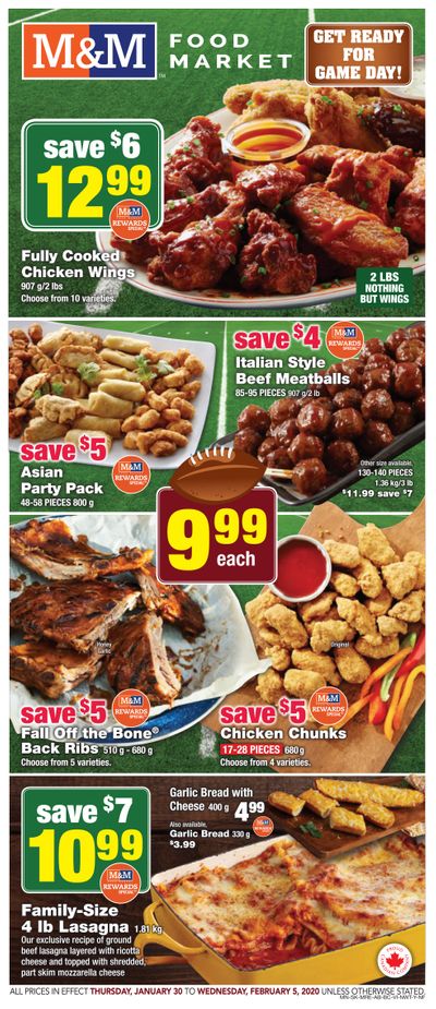 M&M Food Market (SK, MB, NS, NB) Flyer January 30 to February 5