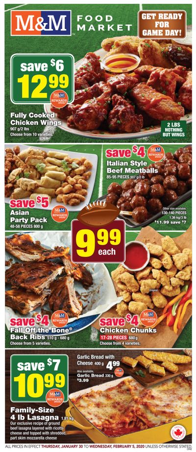 M&M Food Market (ON) Flyer January 30 to February 5