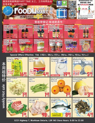 FoodyMart (HWY7) Flyer February 5 to 11