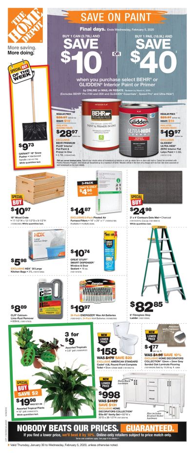 Home Depot (ON) Flyer January 30 to February 5
