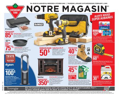 Canadian Tire (QC) Flyer January 30 to February 5