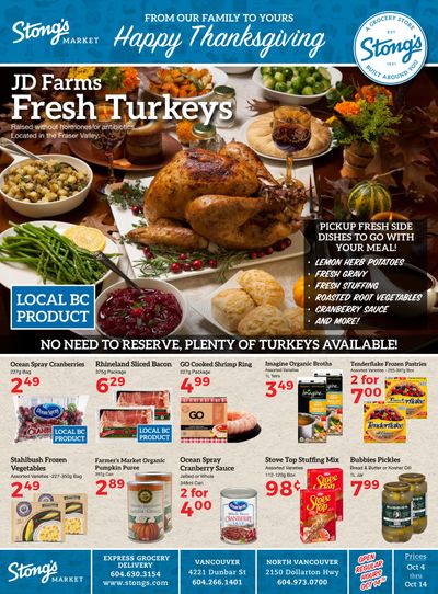 Stong's Market Flyer October 4 to 10