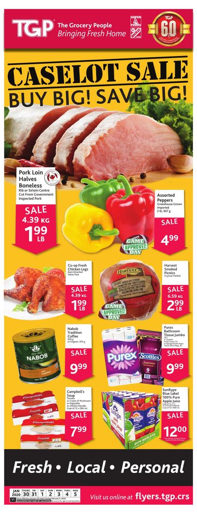 TGP The Grocery People Flyer January 30 to February 5