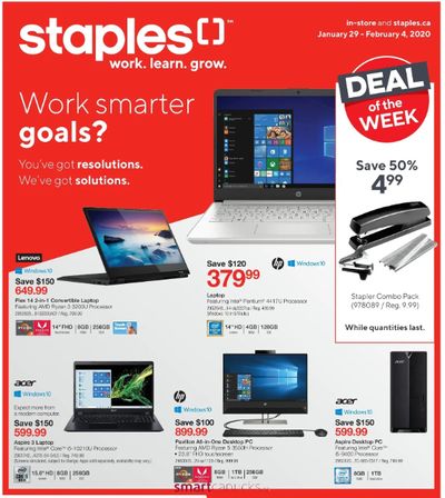 Staples Canada Weekly Flyer Deals: Save $150 on Laptops, Save $30 on Google Home and More