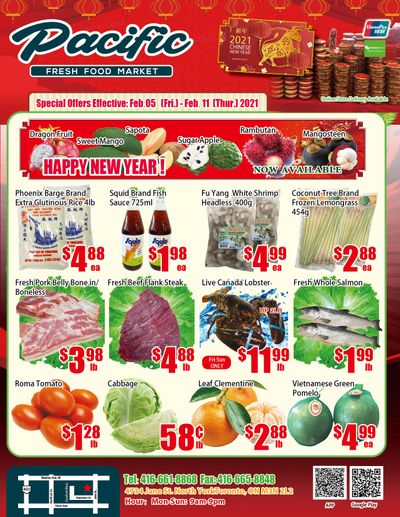 Pacific Fresh Food Market (North York) Flyer February 5 to 11
